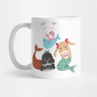 Mermaid Bunny BSC Circle Pattern | Bailey Sean Claude x Bunniesmee Mug